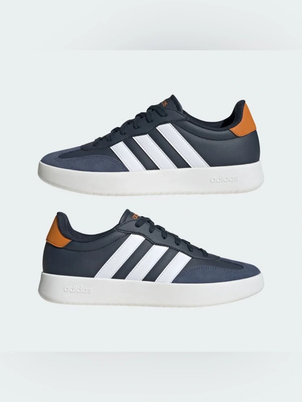 Adidas Barreda Shoes Aurora Ink Focus Orange Men’s Size US 12 Sneakers Low Top